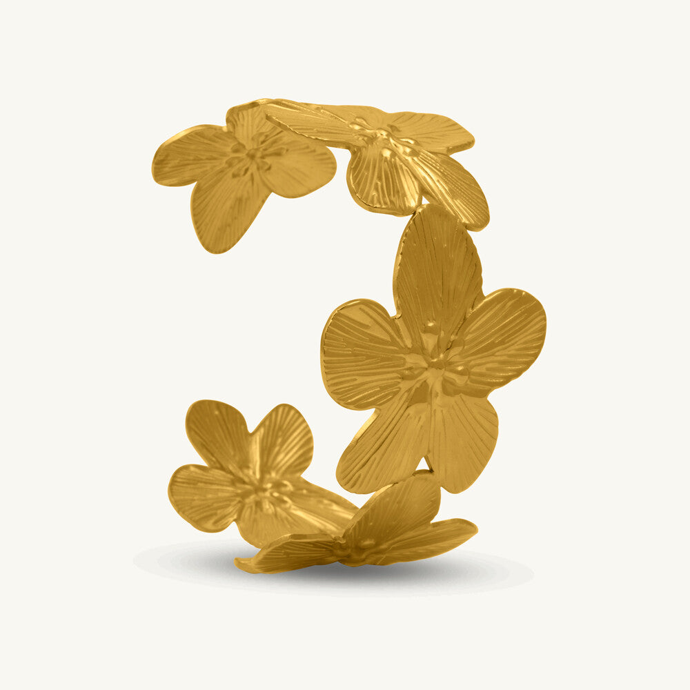 Petals of Grace Cuff Bracelet