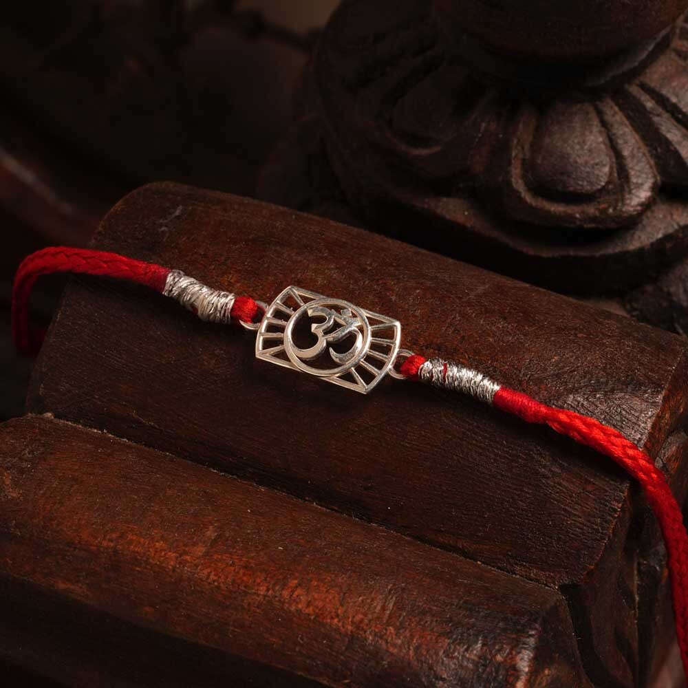 Om Energy 925 Silver Rakhi