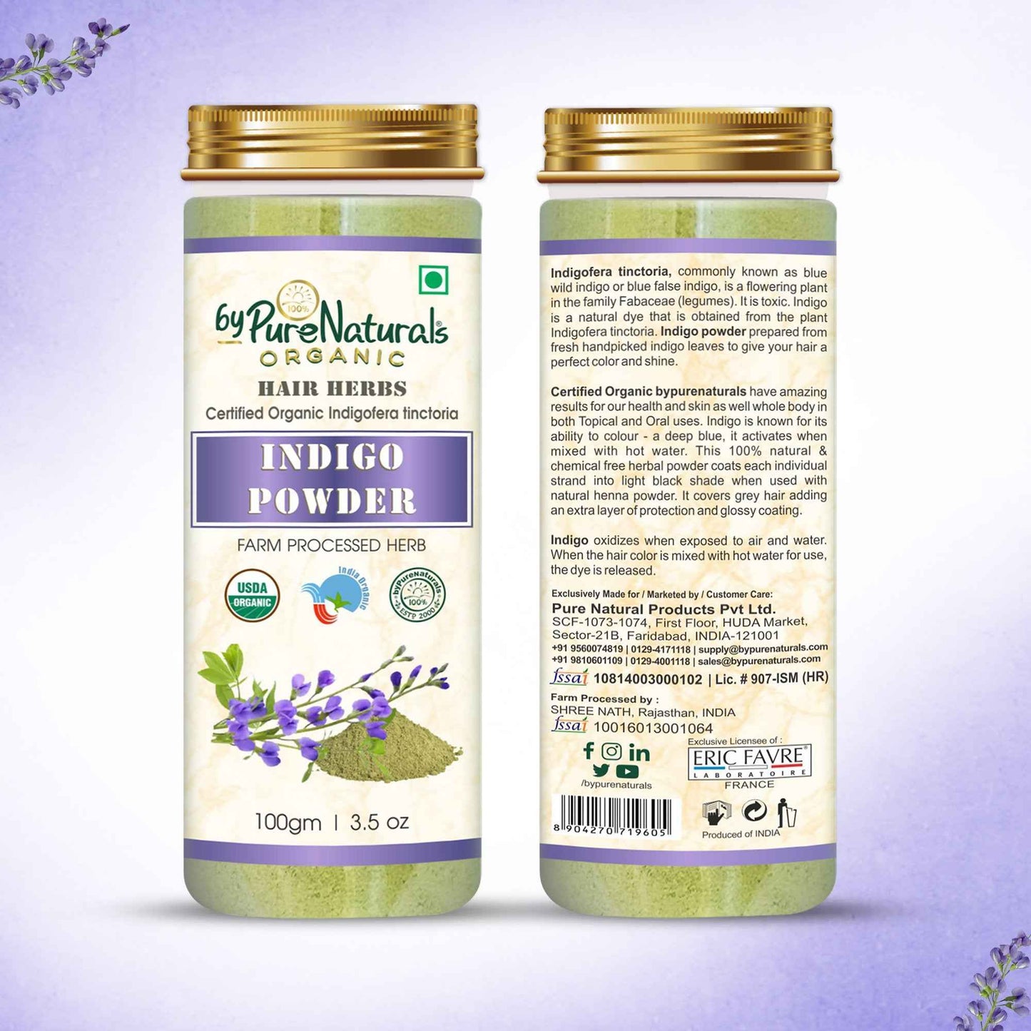 byPureNaturals Organic Indigo Powder