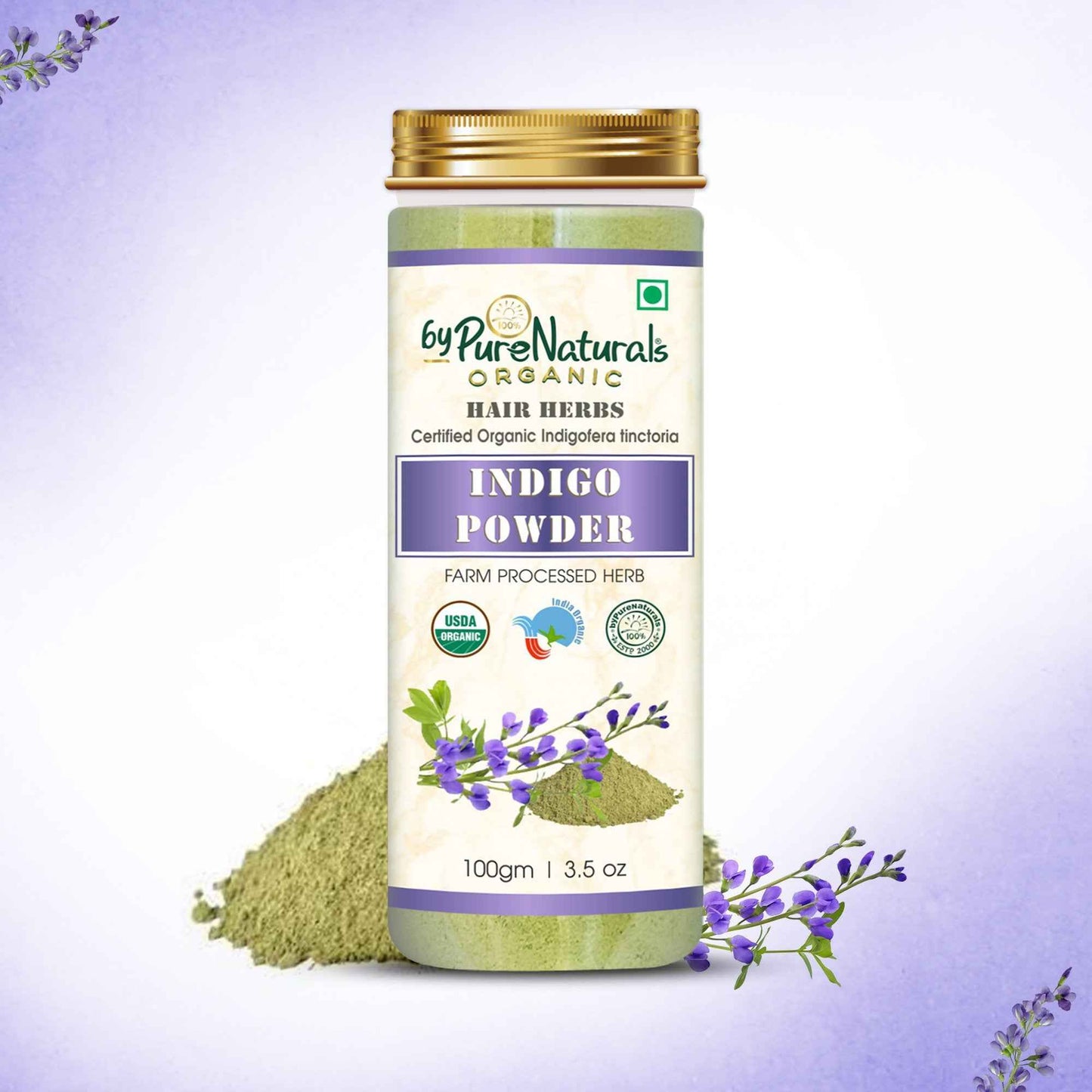 byPureNaturals Organic Indigo Powder