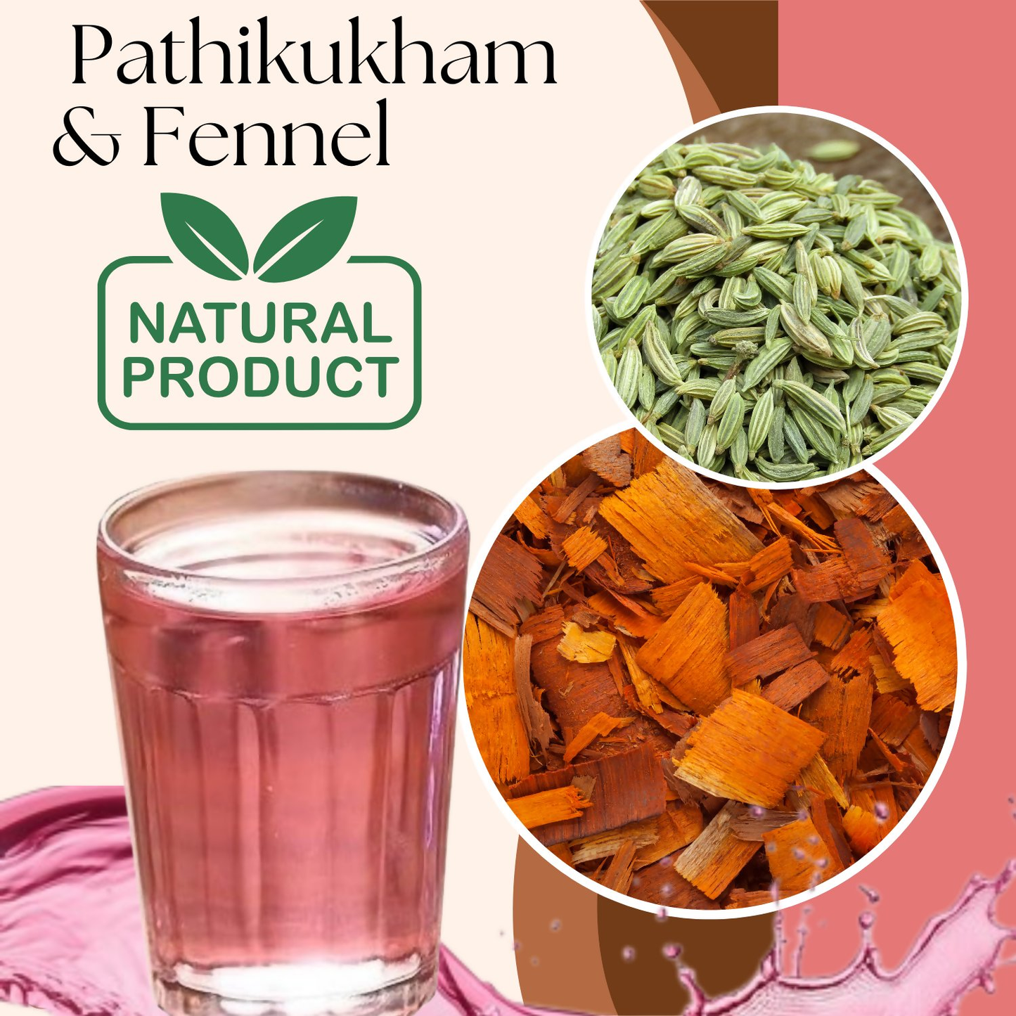 Satvi Wellness Kerala Pathimugam with Ginger Herbal Drinking Water Mix