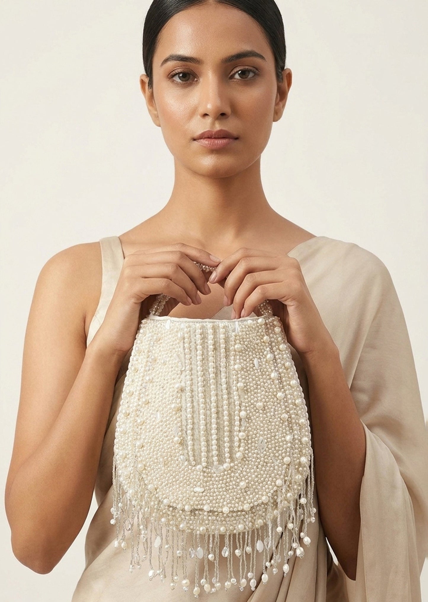 Ivory Pearl Festive Potli Bag
