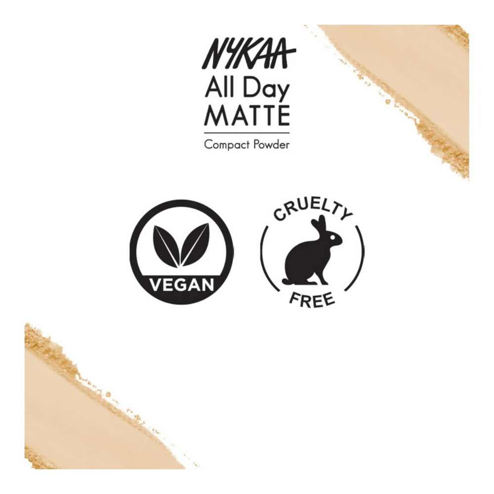 Nykaa All Day Matte Compact Powder- Beige 03