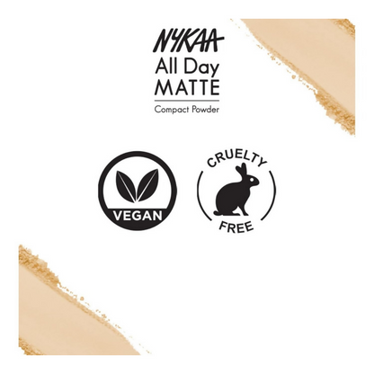 Nykaa All Day Matte Compact Powder- Beige 03