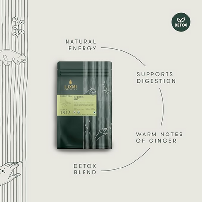 Luxmi Estates Citrus Sky - Lemongrass Ginger Green Tea