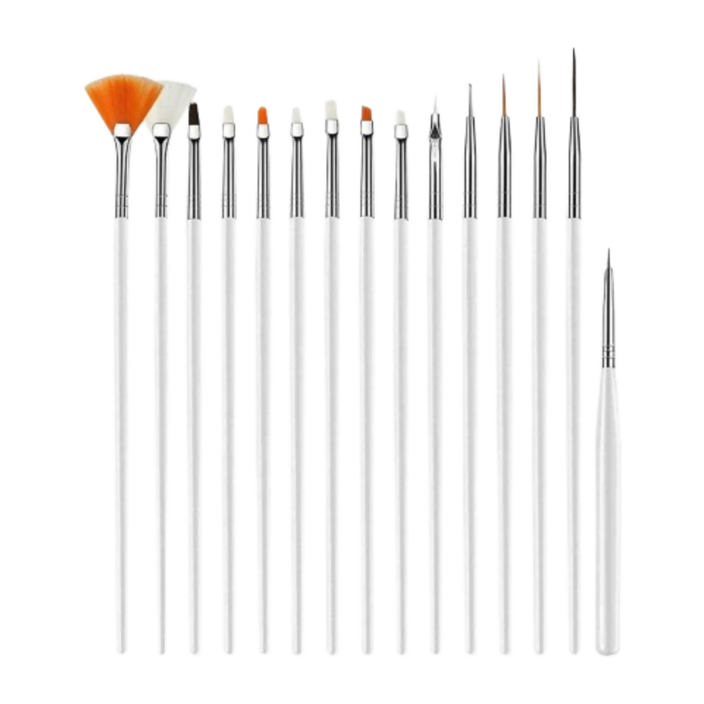 Bronson Professional Nail Art Kit Brush Set Acrylic Uv Polish Brushes Tool Kit