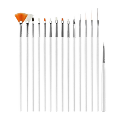 Bronson Professional Nail Art Kit Brush Set Acrylic Uv Polish Brushes Tool Kit