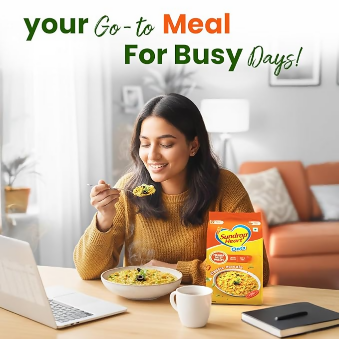 Sundrop Heart Classic Masala Oats With Millets
