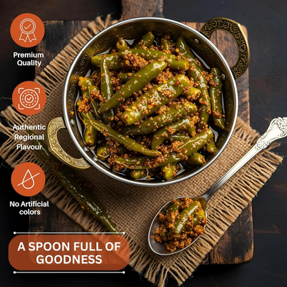 Nilon's SherEPunjab Green Chilli Pickle
