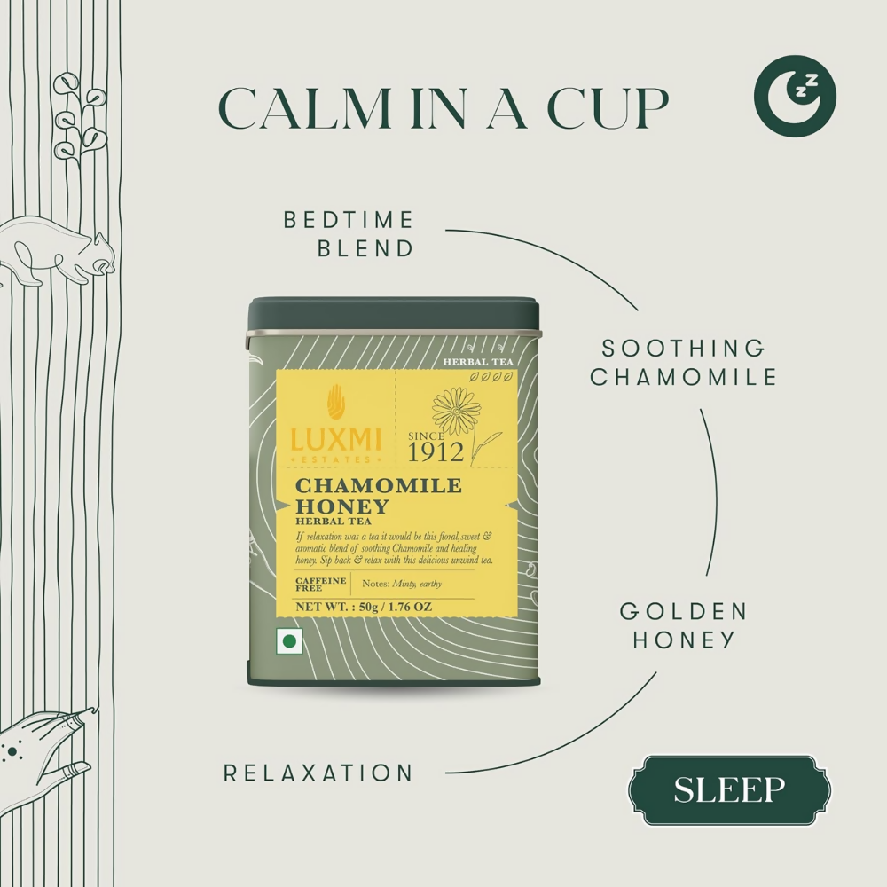 Luxmi Estates Chamomile Honey Herbal Infusion