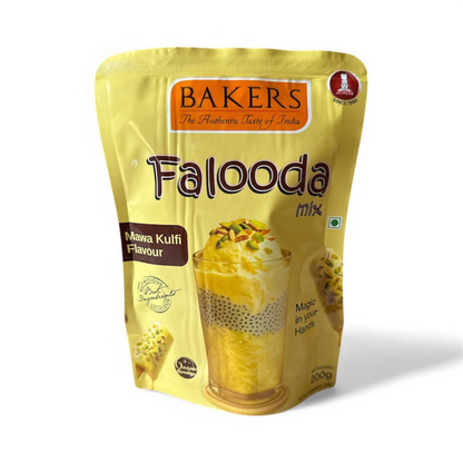 BAKERS Chocolate, Mawa Kulfi and Butter Scotch Flavour Falooda Mix Powder