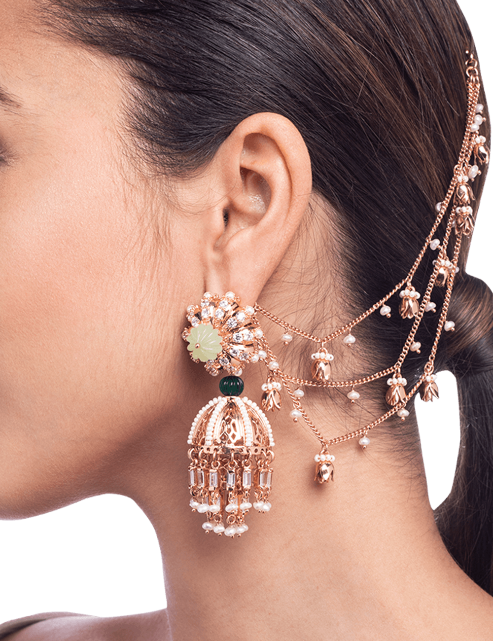 Melon Sculpte Ear Cascades Earrings