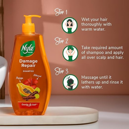 Nyle Naturals Damage Repair Anti Hairfall Shampoo