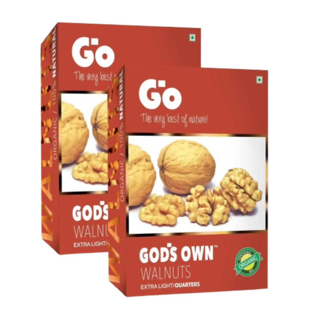 Go Organic Walnuts Kernels Extra Light/Quarters