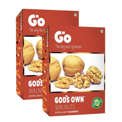 Go Organic Walnuts Kernels Extra Light/Quarters