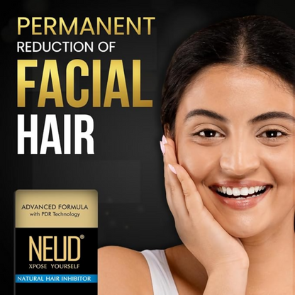 Neud Xpose Yourself Permanent Hair Reduction for Unwanted Body & Facial Hair Pack