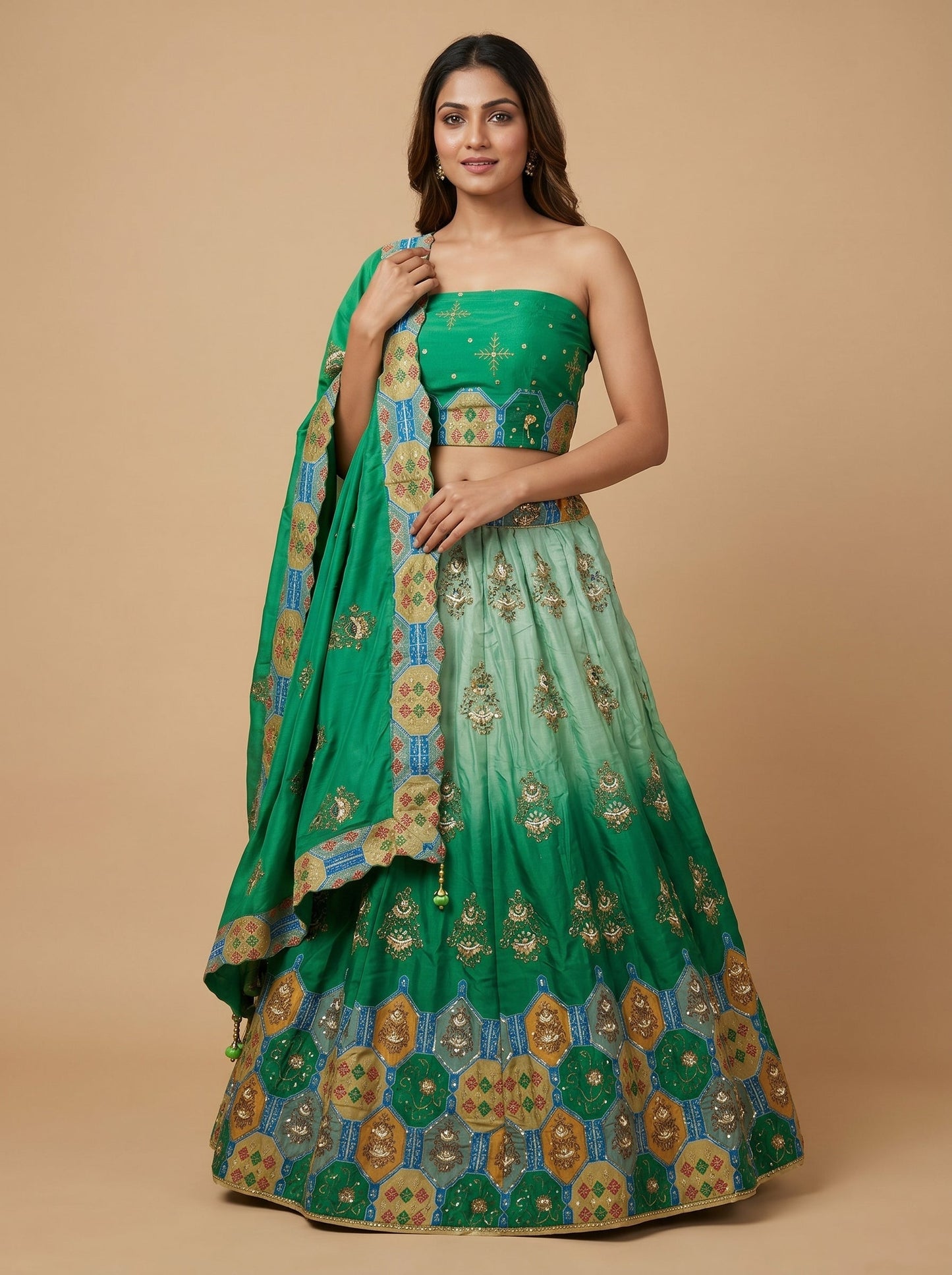Jungle Print Lehenga