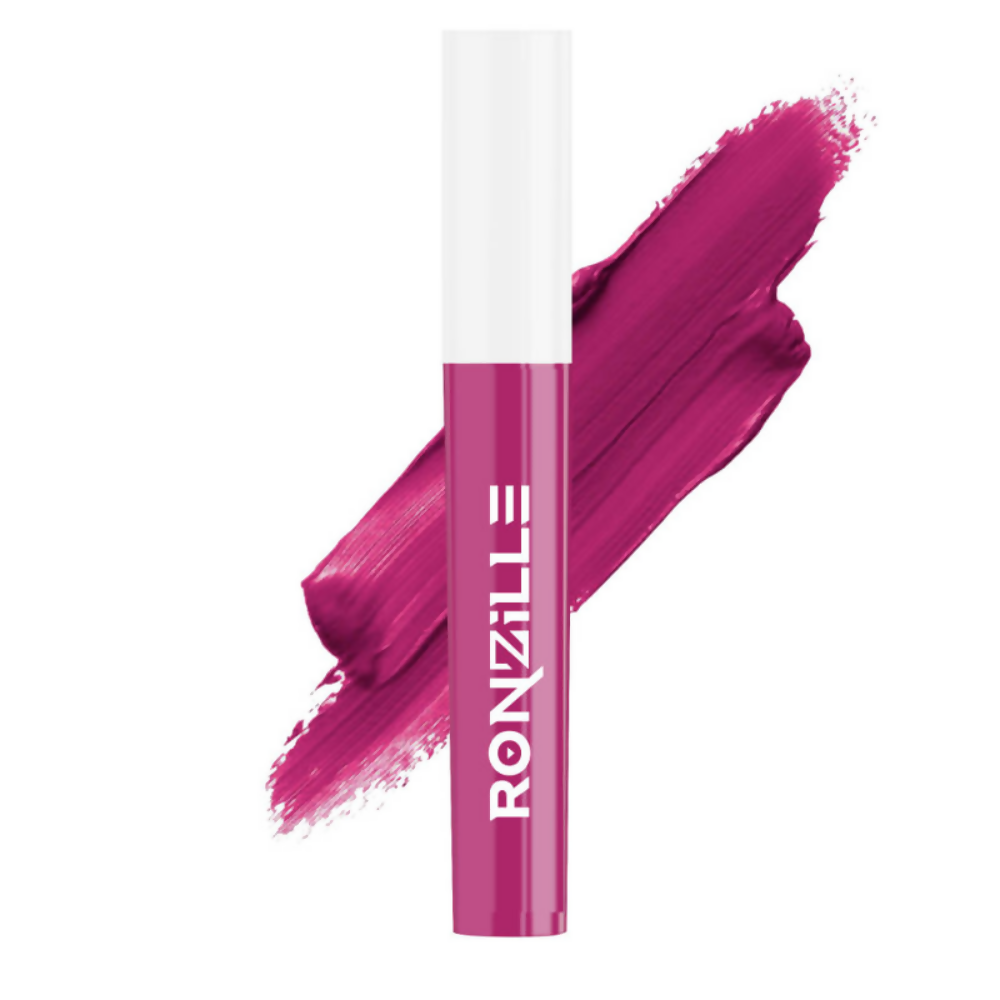 Ronzille Non Transfer Matte Liquid Lipstick Plus Lip Gloss - Blush And Pinks