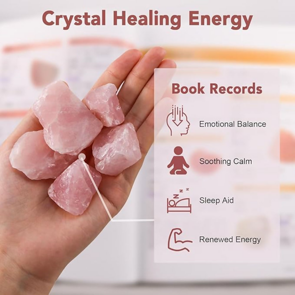 Bronson Professional Rose Quartz Gua Sha Face Massage Tool