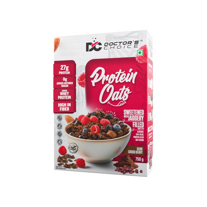 Dc Doctors Choice High Protein Oats ( Dark Choco Berry Flavor)