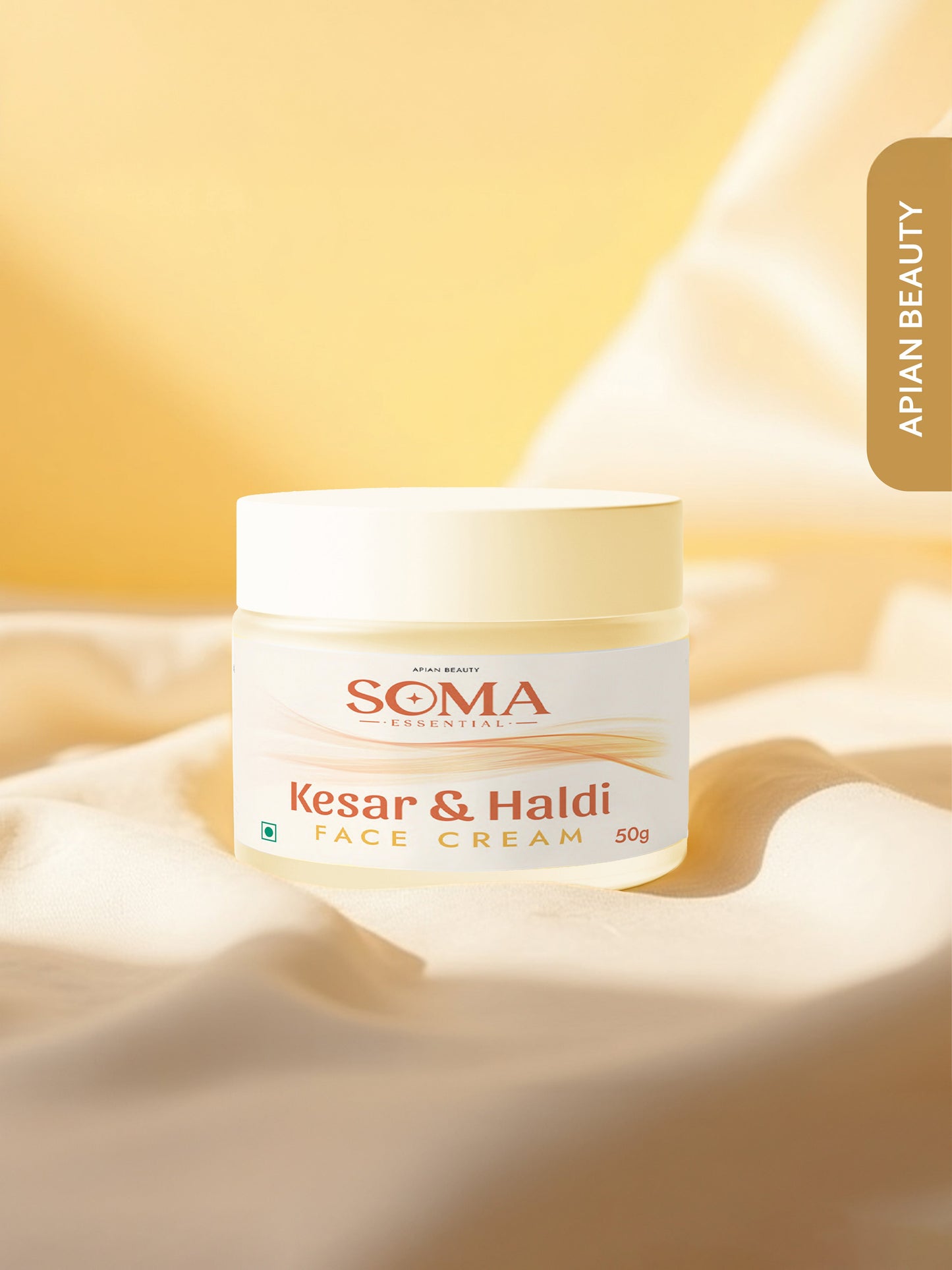 Soma Essential Barrier Protection Day Cream With Beeswax, Haldi And Kesar