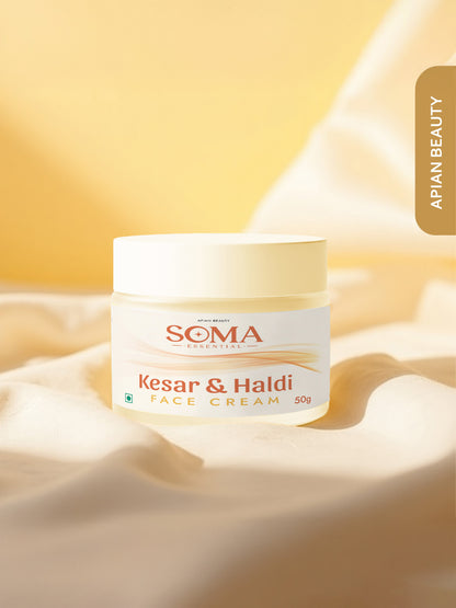 Soma Essential Barrier Protection Day Cream With Beeswax, Haldi And Kesar