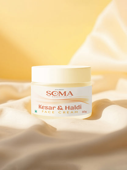 Soma Essential Barrier Protection Day Cream With Beeswax, Haldi And Kesar