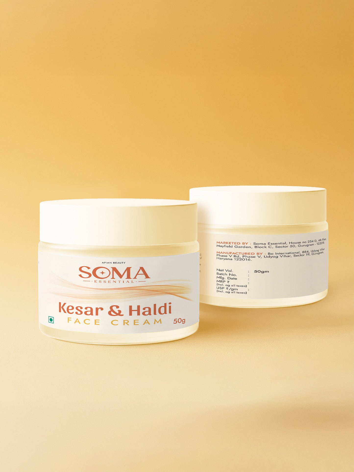 Soma Essential Barrier Protection Day Cream With Beeswax, Haldi And Kesar