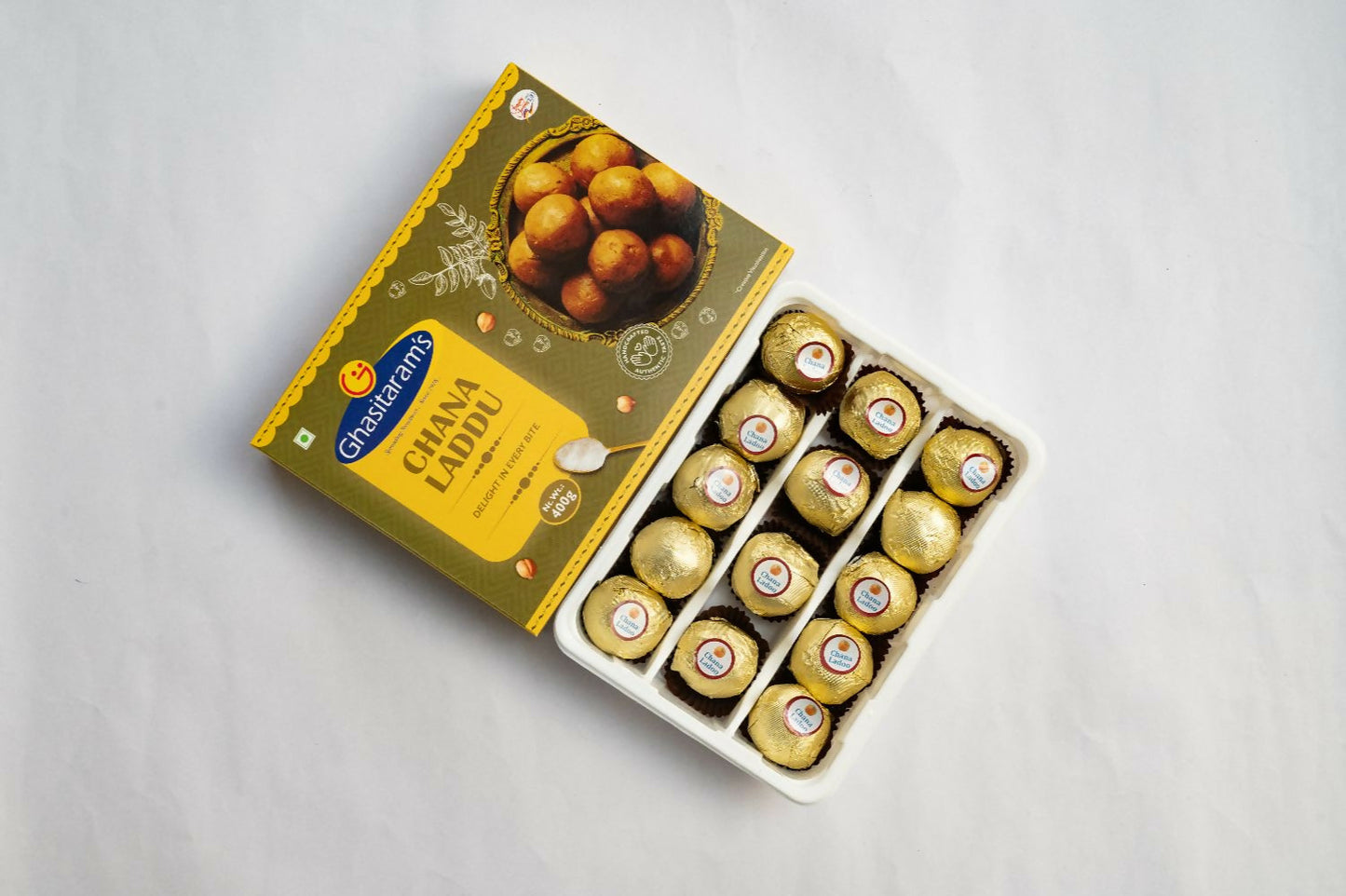 Punjabi Ghasitaram Halwai Chana Ladoo