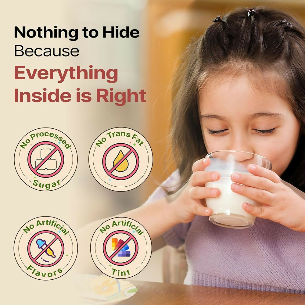 Herby Angel Super Gro Nutrition Drink Mix for Kids, Chocolate Flavour