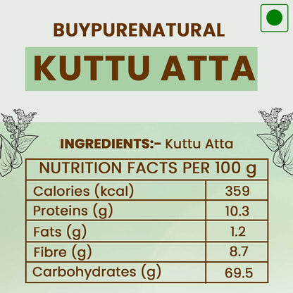 byPureNaturals Kuttu Vrat Atta (Buckwheat Flour)