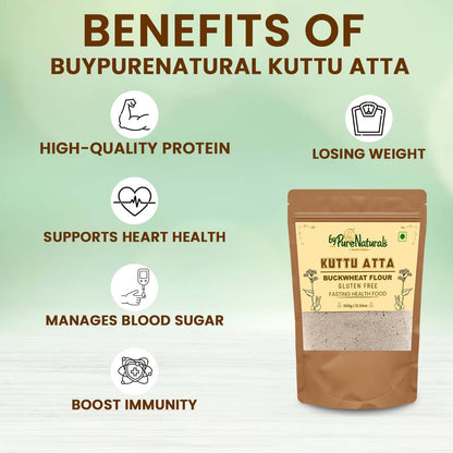 byPureNaturals Kuttu Vrat Atta (Buckwheat Flour)
