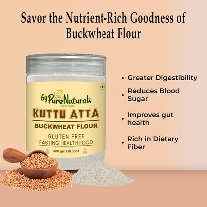 byPureNaturals Kuttu Vrat Atta (Buckwheat Flour)