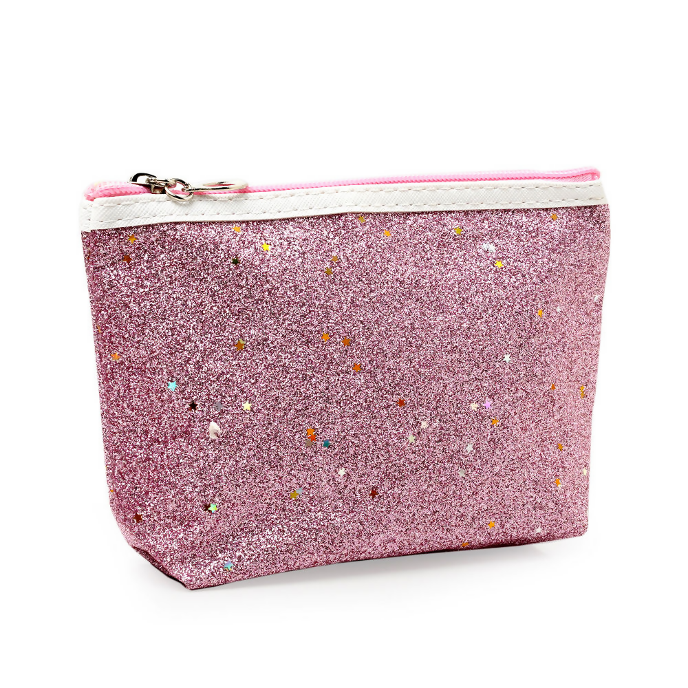 Bronson Professional Glitter Bling Mini Makeup Travel Pouch Kit