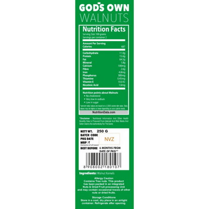 Go Kashmiri Extra Light Broken Walnut Kernels Without Shells