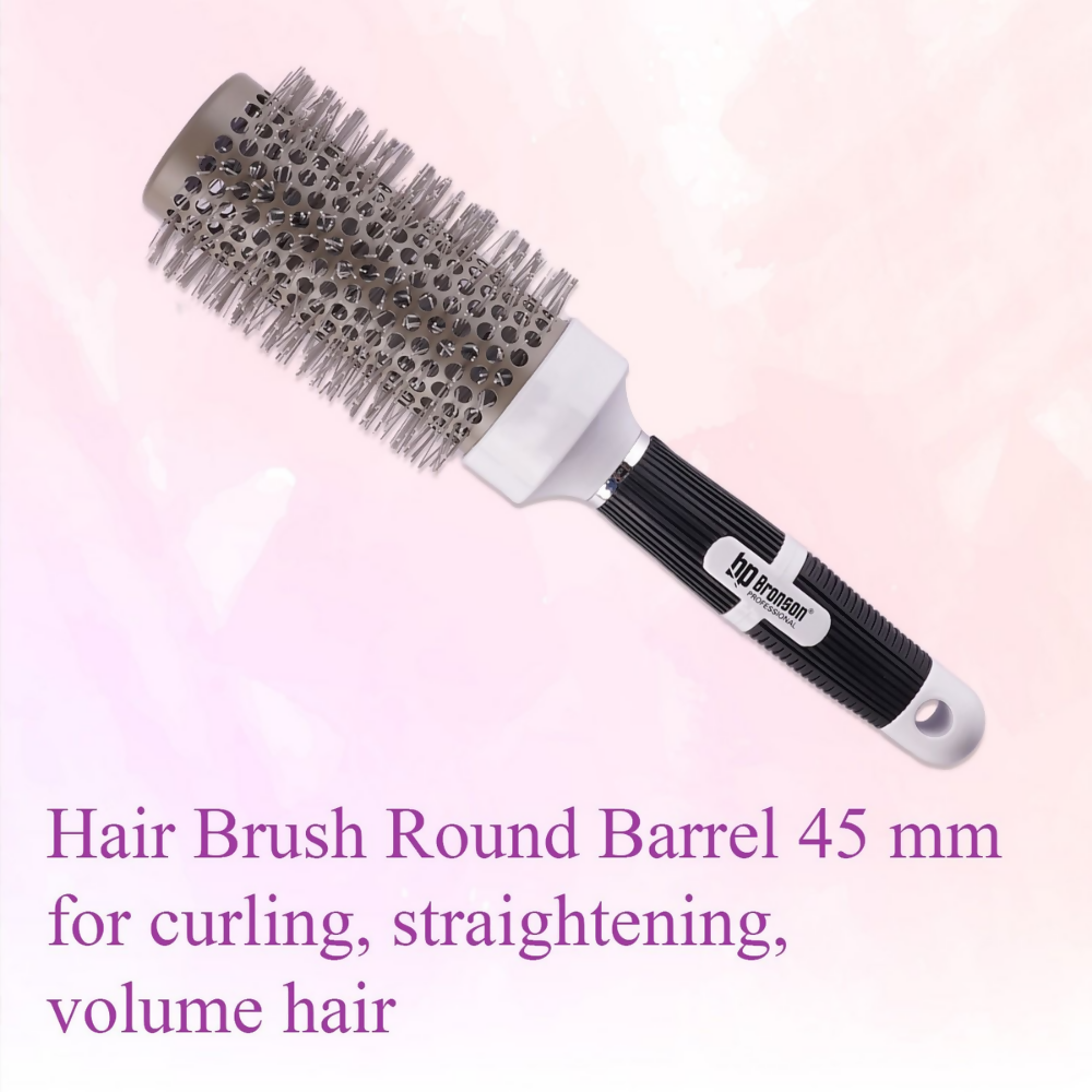 Bronson Professional Blow Dry Hair Brush Round Barrel - 45mm