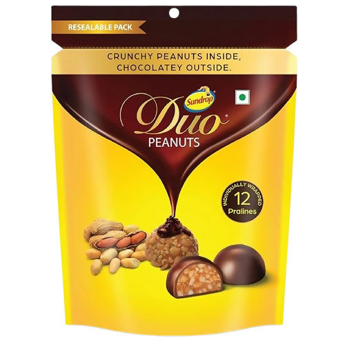 Sundrop Duo Peanuts - Crunchy & Chocolatey Pralines