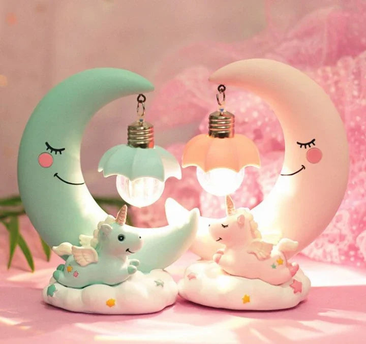 OVER THE MOON – UNICORN LED NIGHT LAMP | 15 CM |