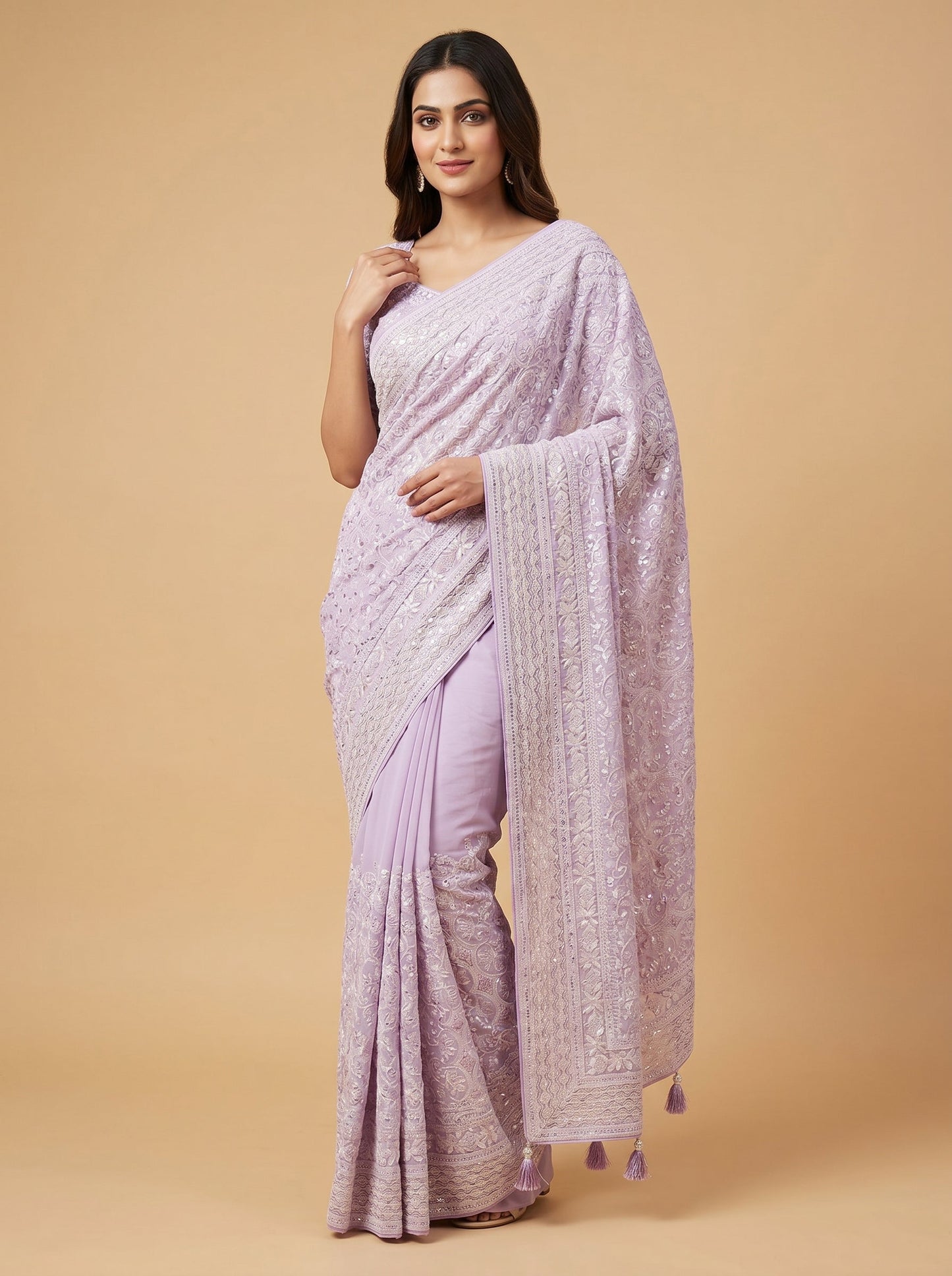 Lavender Dream Loom Handloom Saree