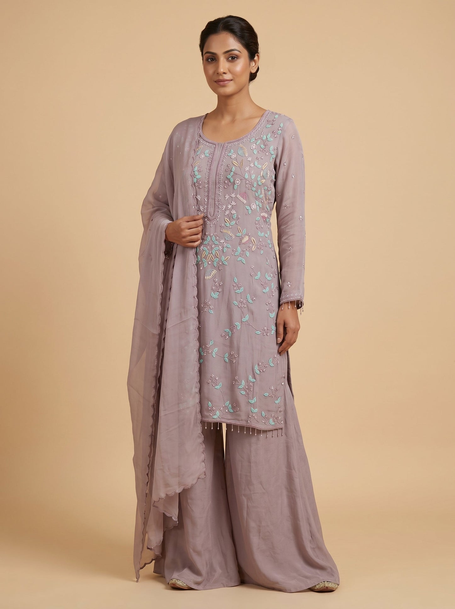 Lavender Dust Palazzo Set