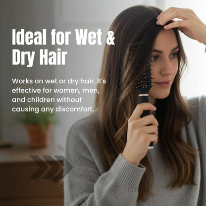 FOLELLO Professional Vent Hair Styling Brush for Blow Drying & Detangling
