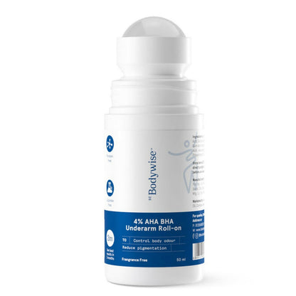 Be Bodywise 4% AHA BHA Underarm Roll On - Aqua