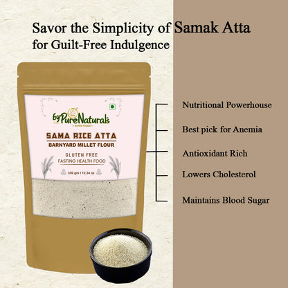 byPureNaturals Sama Rice Atta (Barnyard Millet Flour)