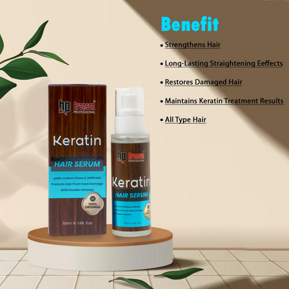 Bronson Professional Keratin Hair Serum Anti Frizz Hair Serum