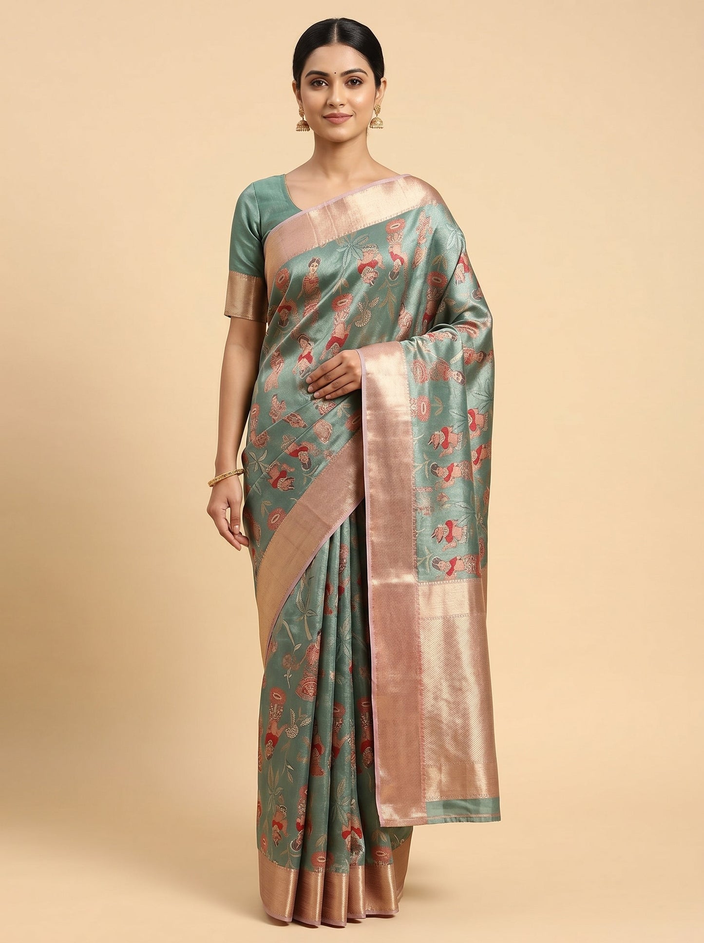 Light Blue Airy Handloom Saree