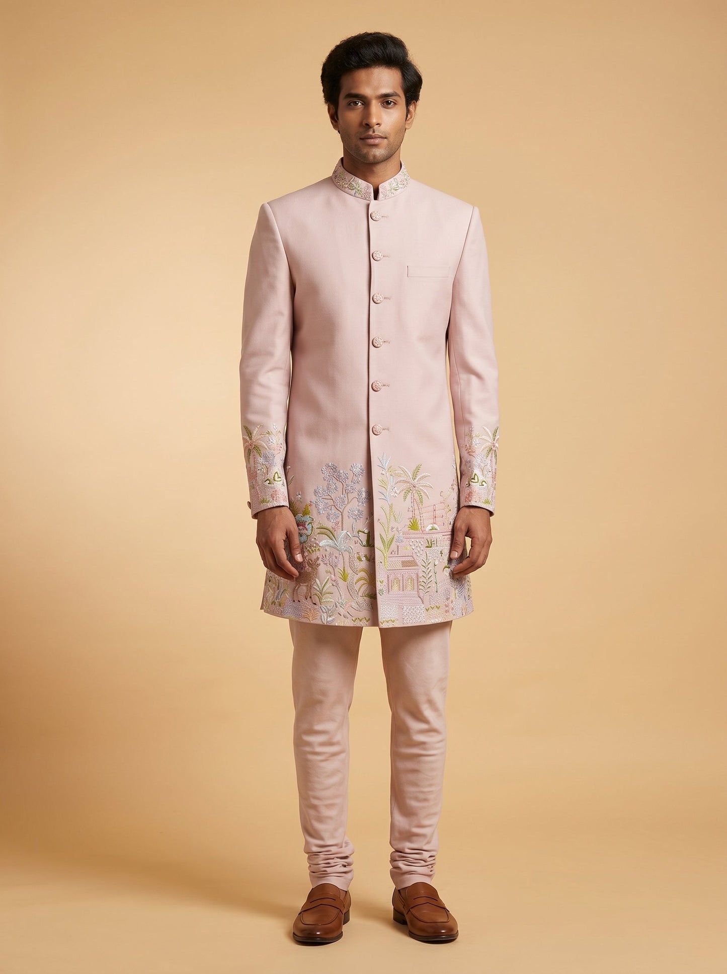 Lilac Designer Jodhpuri Suit