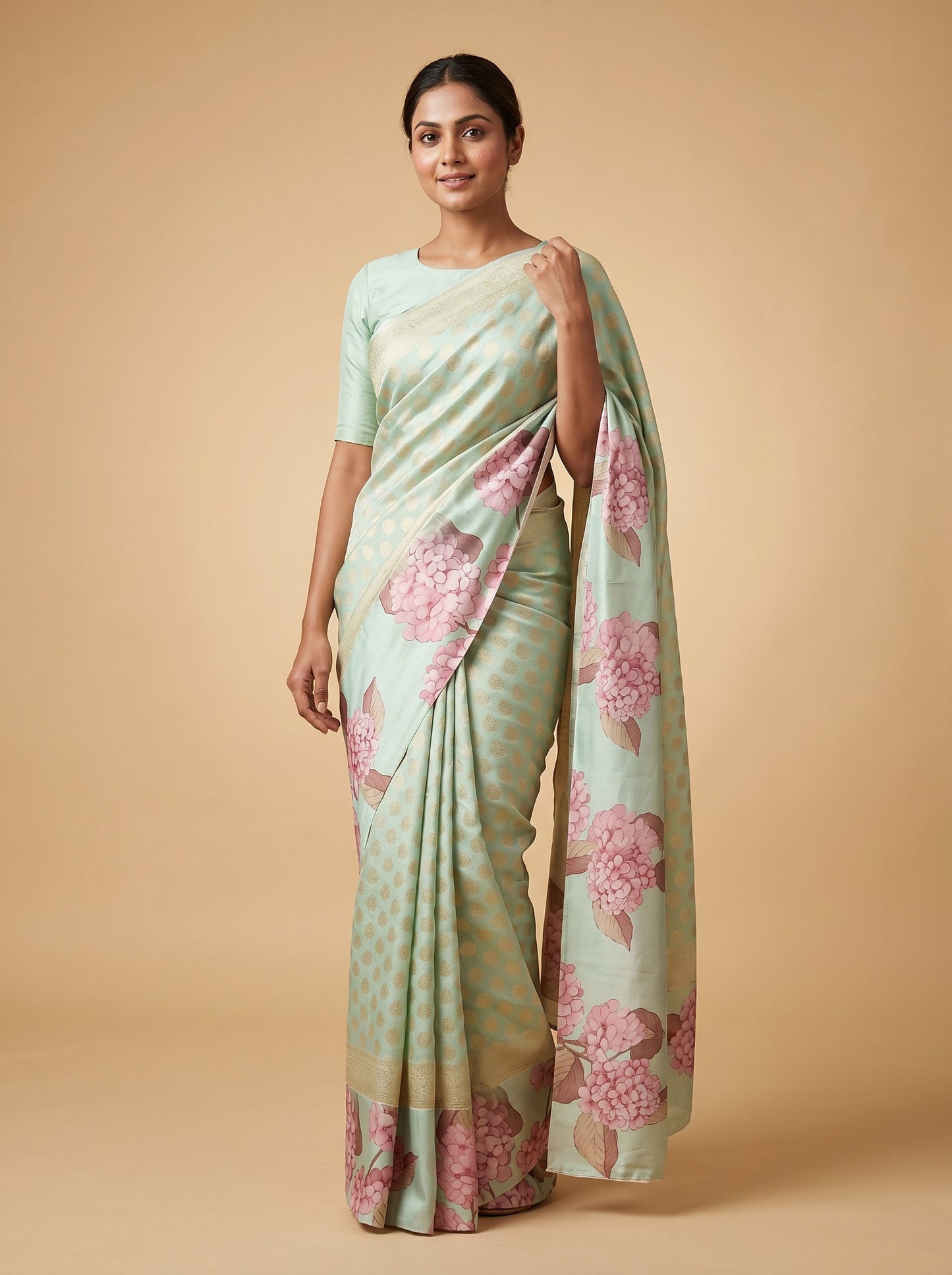 Linen Weave Handloom Saree