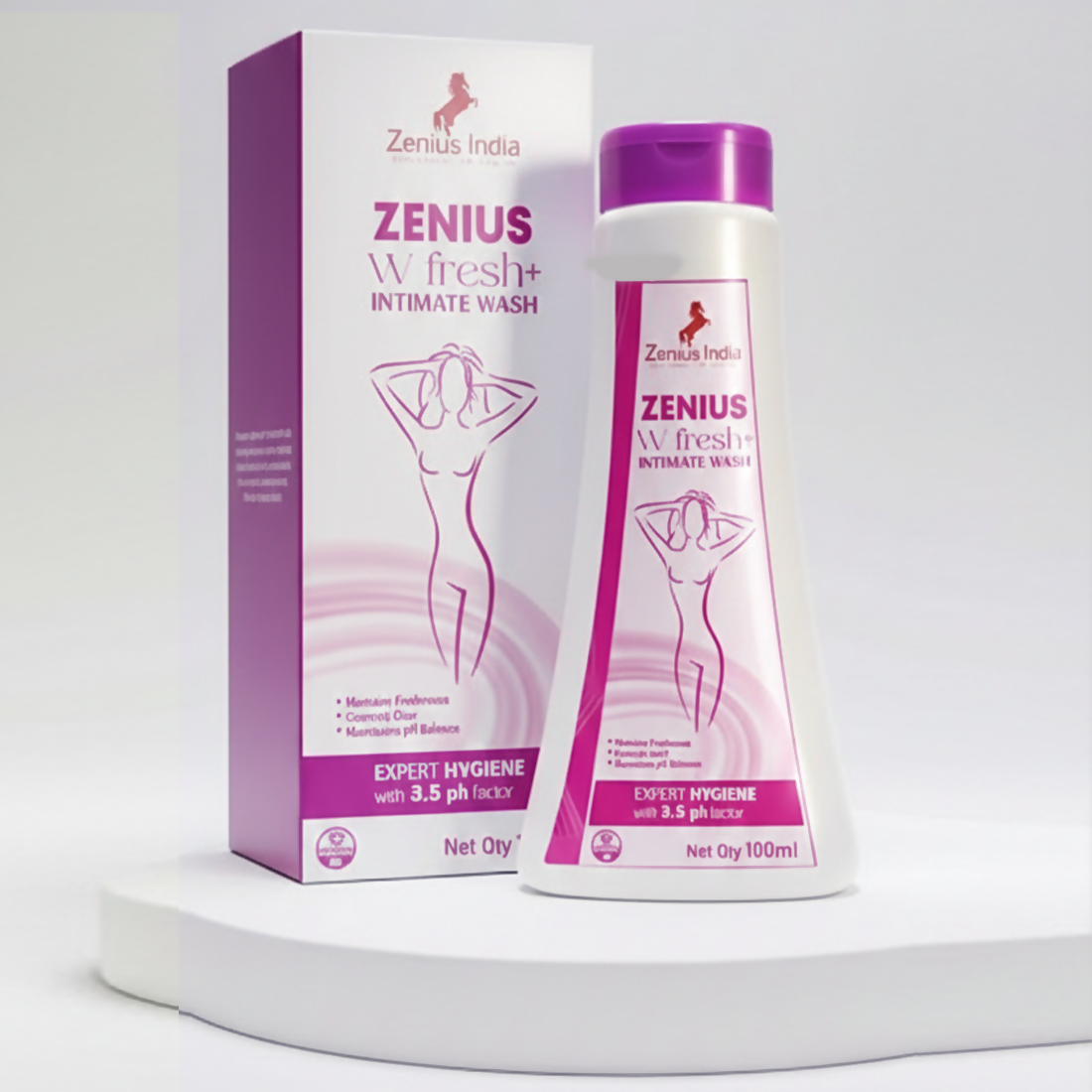 Zenius W Fresh+ Intimate Wash for Intimate Hygiene of Women
