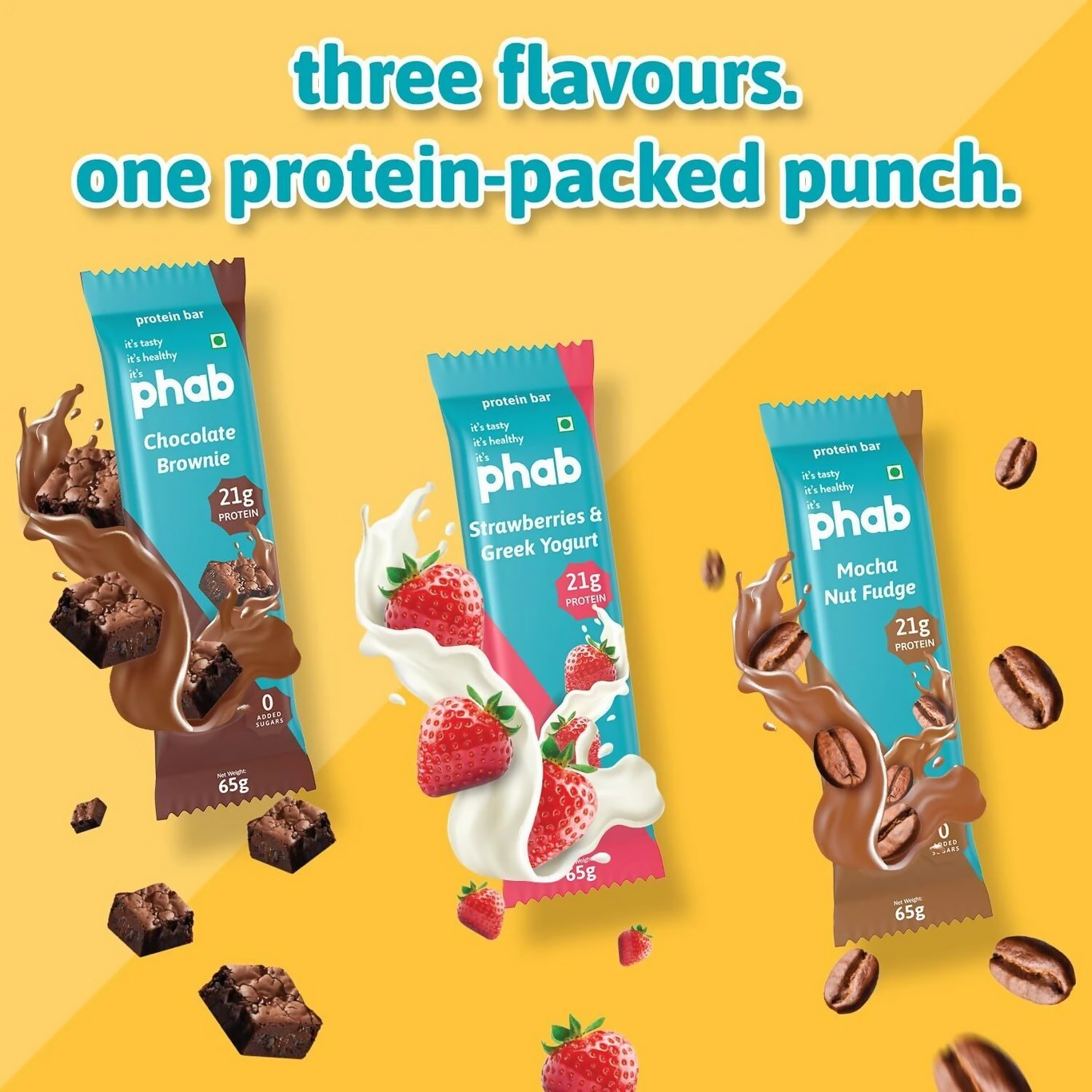 Phab Protein Bars With Protein Chocolate Brownie