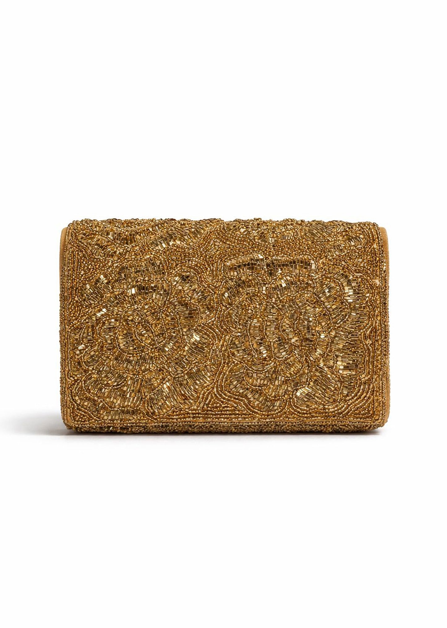 Luxe Gold Cutdana Clutch
